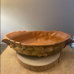 Roseville Pottery 461-14- Clematis Orange Brown